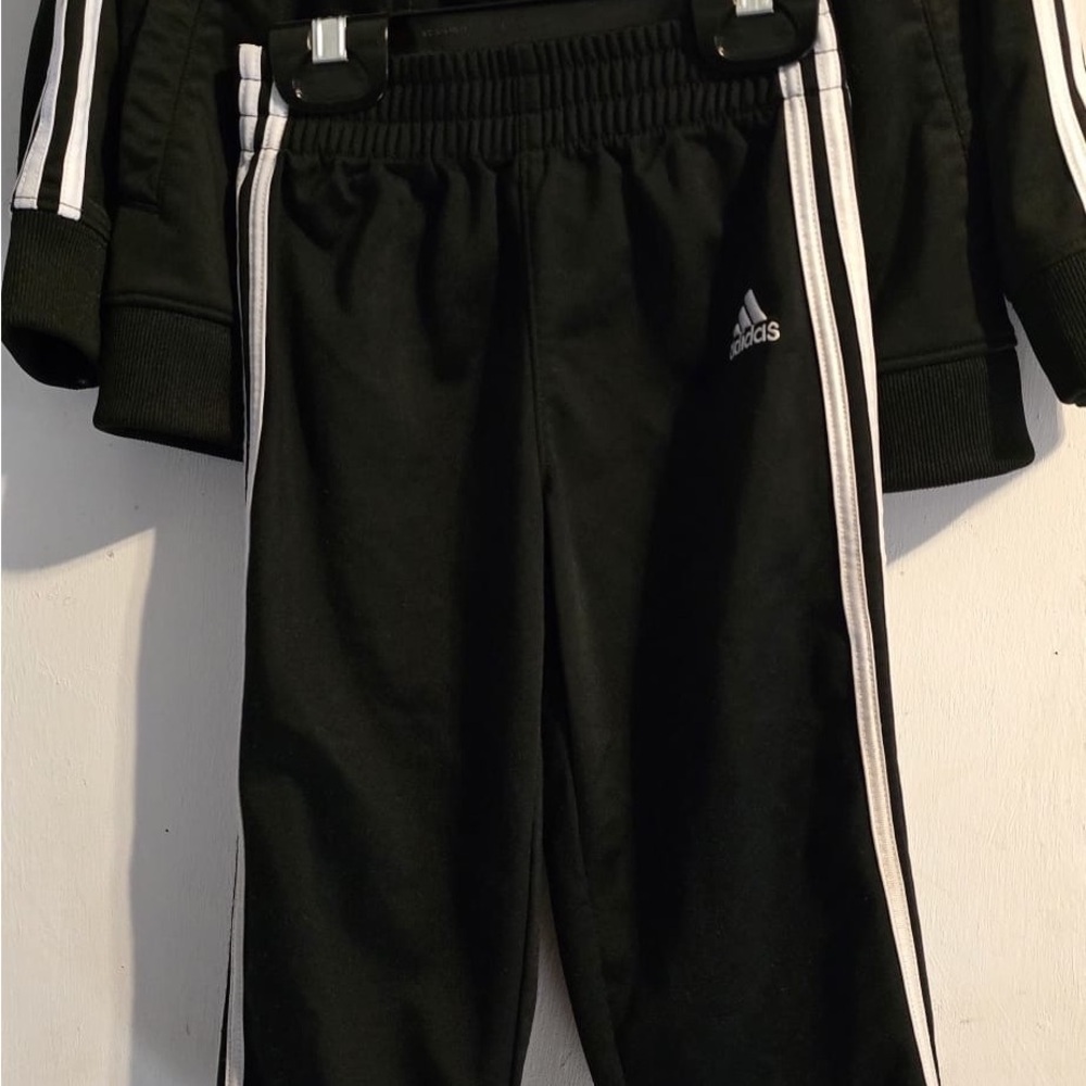 Adidas Black and White Athletic Tracksuit - Picture 7 of 16